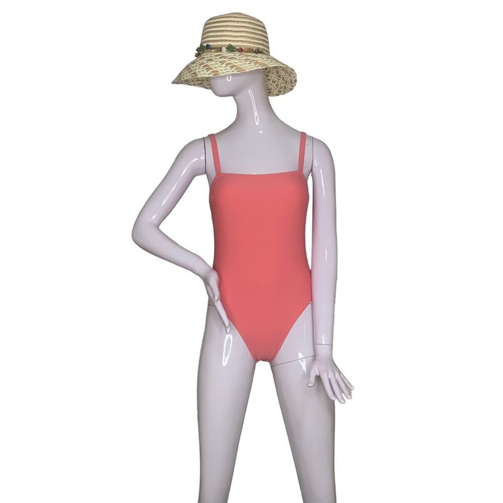 Lizens NWT One Piece Bathing Suit Coral Size Medium